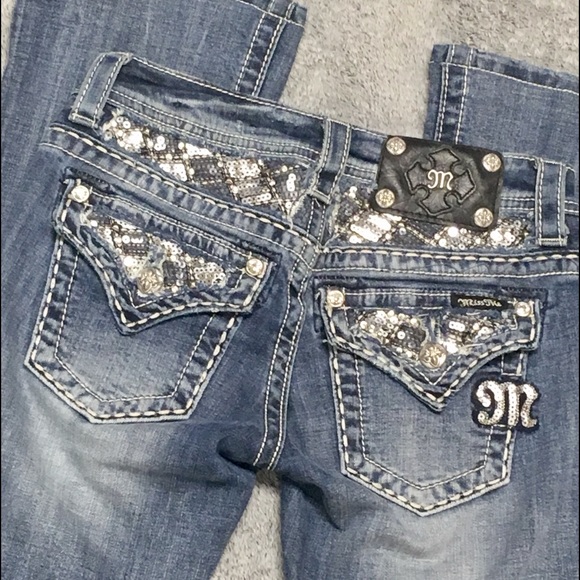 Miss Me Denim - Miss Me Embellished Bootcut Medium Wash Jeans